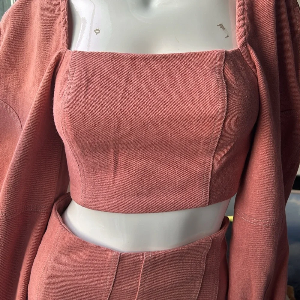 Free People Pink Skirt Set - Picture 9 of 9